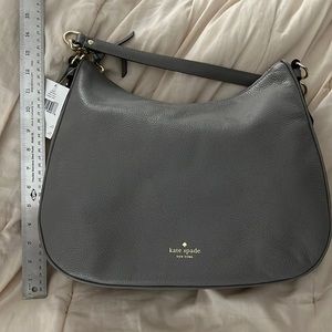 New with tags. Dark gray Kate spade shoulder bag